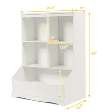 Load image into Gallery viewer, 3-Tier Multi-Functional Storage- White