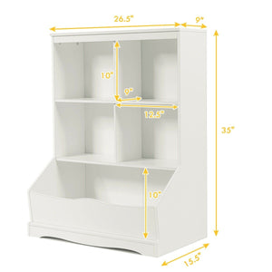 3-Tier Multi-Functional Storage- White