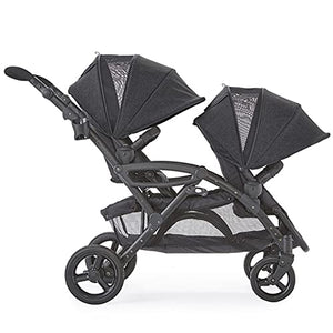 Contours® Options® Elite V2 Double Stroller- Carbon Gray