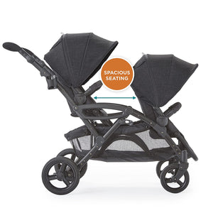 Contours® Options® Elite V2 Double Stroller- Carbon Gray