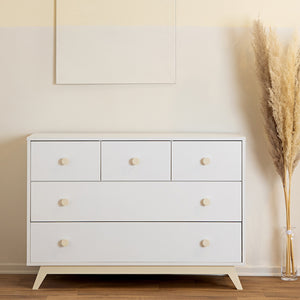 dadada Gramercy 5-drawer Dresser- Meringue White