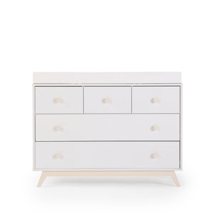dadada Gramercy 5-drawer Dresser- Meringue White