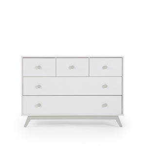 dadada Gramercy 5-drawer Dresser- Sage White