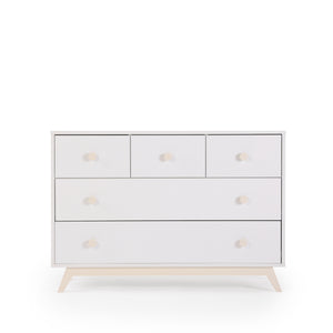 dadada Gramercy 5-drawer Dresser- Meringue White