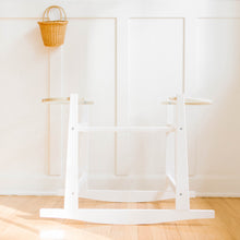Load image into Gallery viewer, Natural Rocking Stand- White