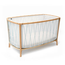 Load image into Gallery viewer, KIMI Baby Bed Aqua Blue with Organic Mattress