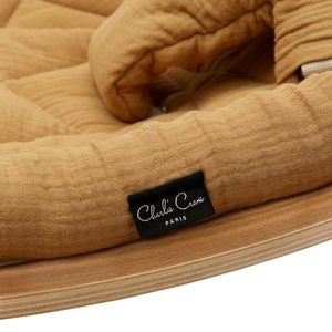 LEVO Rocker in Walnut- Camel
