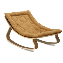 Load image into Gallery viewer, LEVO Rocker in Walnut- Camel