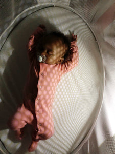 Micuna Smart Luce Wooden Bassinet with Light & Fabric