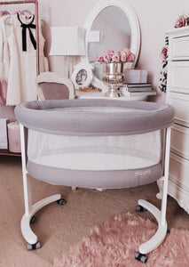 Micuna Smart Fresh Wooden Bassinet & Fabric