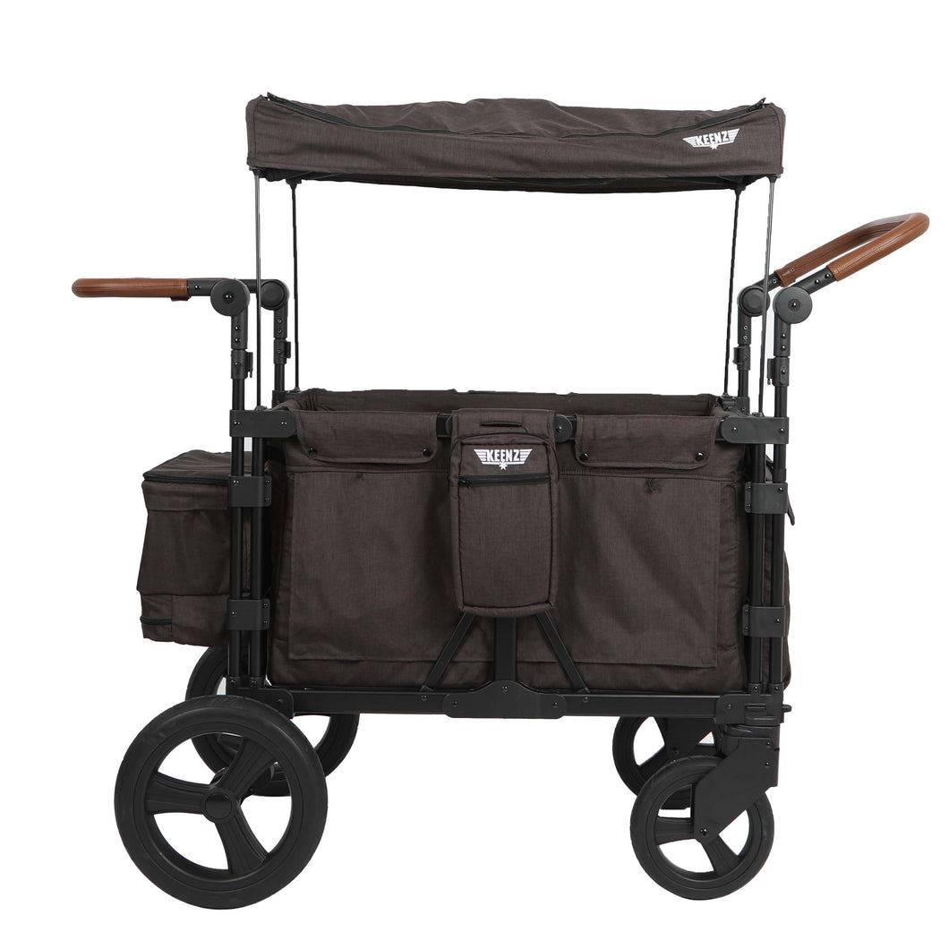 Keenz XC - Luxury Comfort Stroller Wagon 2 Passenger- Charcoal