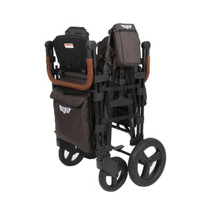 Keenz XC+ - Luxury Comfort Stroller Wagon 4 Passenger- Charcoal