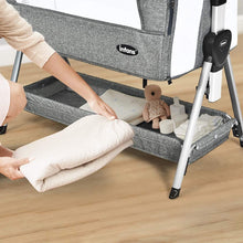 Load image into Gallery viewer, Adjustable Baby Bedside Crib With Large Storage