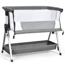 Load image into Gallery viewer, Adjustable Baby Bedside Crib With Large Storage