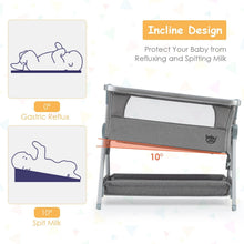 Load image into Gallery viewer, Adjustable Bed Side Bassinet