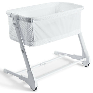 Baby Height Adjustable Bassinet W/ Washable Mattress