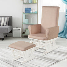 Load image into Gallery viewer, Baby Nursery Relax Rocker Rocking Chair Glider &amp; Ottoman Set