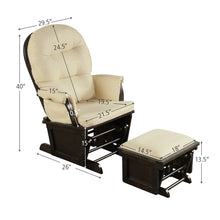 Load image into Gallery viewer, Baby Nursery Relax Rocker Rocking Chair Set