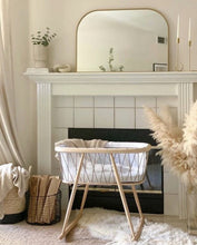 Load image into Gallery viewer, Baby Rocker - Charlie Crane KUMI Mesh / Hazelnut Bassinet With Coco Organic Mattress