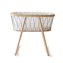 Load image into Gallery viewer, Baby Rocker - Charlie Crane KUMI Mesh / Hazelnut Bassinet With Coco Organic Mattress