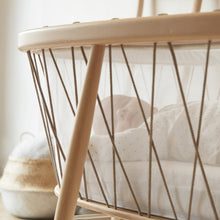 Load image into Gallery viewer, Baby Rocker - Charlie Crane KUMI Mesh / Hazelnut Bassinet With Coco Organic Mattress