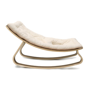 Baby Rocker - LEVO Rocker- Organic White
