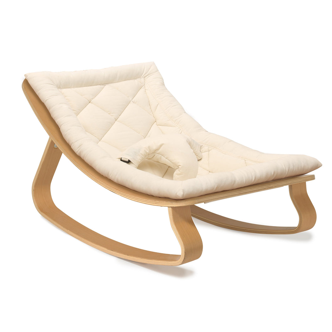 Baby Rocker - LEVO Rocker- Organic White