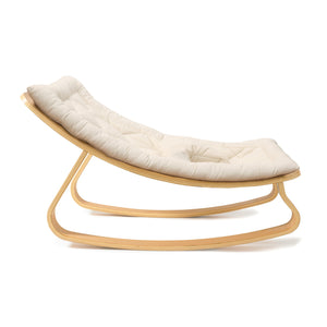 Baby Rocker - LEVO Rocker- Organic White