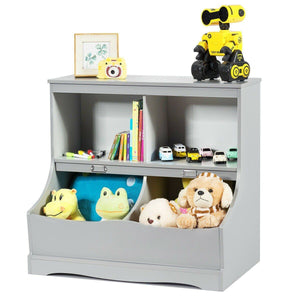Baby Toy Organizer/Kids Storage Unit - Gray