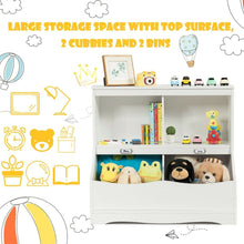 Load image into Gallery viewer, Baby Toy Organizer/Kids Storage Unit - White