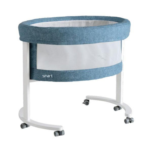Micuna Smart Luce Wooden Bassinet with Light & Fabric