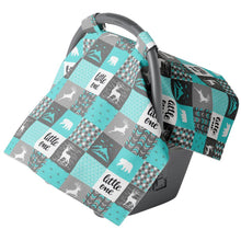 Load image into Gallery viewer, Blue Little One Carseat Canopy