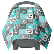 Load image into Gallery viewer, Blue Little One Carseat Canopy