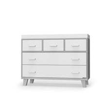 Load image into Gallery viewer, Boston 5-drawer Dresser (48&quot;)- White+Grey