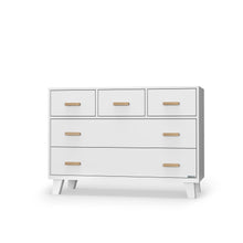 Load image into Gallery viewer, Boston 5-drawer Dresser (48&quot;)- White+Natural