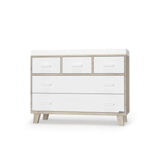 Load image into Gallery viewer, Boston 5-drawer Dresser (48&quot;)- White/Oak