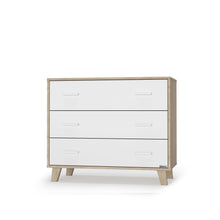 Load image into Gallery viewer, Brooklyn 3-drawer Dresser (40&quot;)- White+Natural