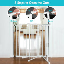 Load image into Gallery viewer, Child Pets Safety Gate Door Metal Easy Locking System