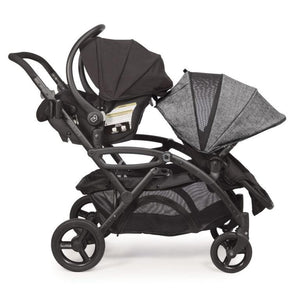 Contours® Options® Elite Double Stroller- Carbon Gray