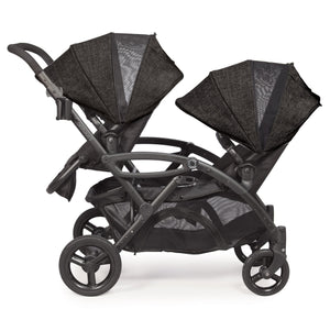 Contours® Options® Elite Double Stroller- Carbon Gray