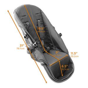 Contours® Options® Elite Double Stroller- Carbon Gray
