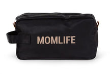 Load image into Gallery viewer, Copy Of Momlife Toiletry Bag- Black Gold