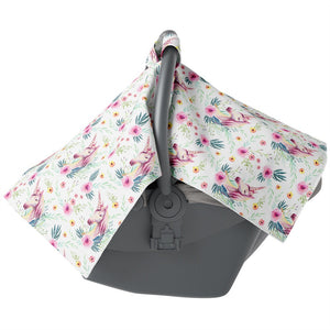 Floral Unicorn Carseat Canopy