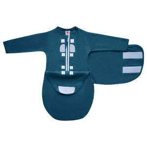 Headband And Swaddle With Long Sleeves Bundle (Spruce)