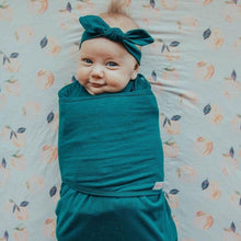 Load image into Gallery viewer, Headband And Swaddle With Long Sleeves Bundle (Spruce)