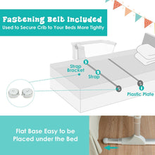 Load image into Gallery viewer, Height Adjustable Baby Side Crib With Music Box &amp; Toys