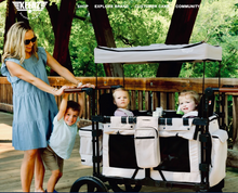 Load image into Gallery viewer, Keenz XC+ - Luxury Comfort Stroller Wagon 4 Passenger- Cream