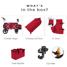 Load image into Gallery viewer, Keenz 7S Stroller Wagon- Red