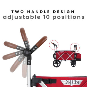 Keenz 7S Stroller Wagon- Red