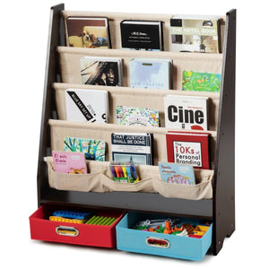 Kids Book And Toys Organizer Shelves